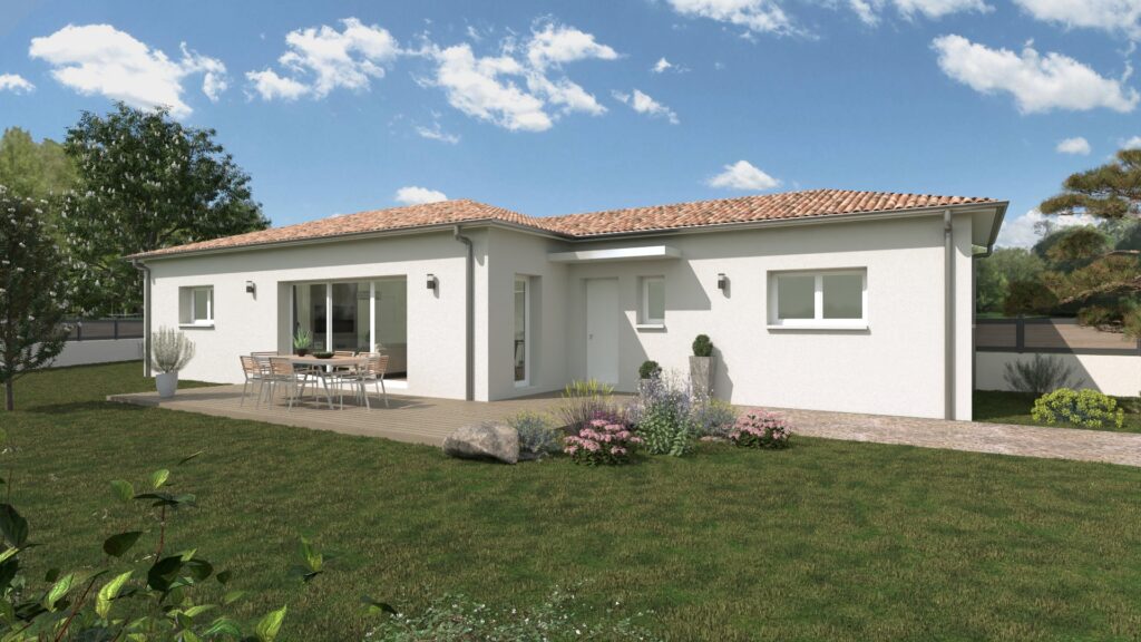 Maisons Bati Sud, constructeur de maisons en Gironde - Photo maison sur mesure Castelnau de Médoc